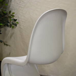 リプロダクト品？ Panton Chair/パントンチェア ホワイト/白 プラスチック/一体成型/ベランダ/テラス『仙台 引取歓迎』zyt1039ジ 50607-04の画像8