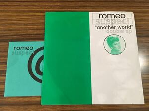 7inch 2枚組 ROMEO SUSPECT / Another World / グリーンカラーヴァイナル盤 / ブックレット付属 / 5枚以上で送料無料