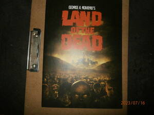 KK2 LAND OF THE DEAD pamphlet ( unused goods ) including in a package possibility.