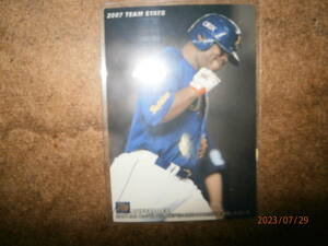 2008 Calbee base Ball Card TS-12 TEAM STATS including in a package possibility.