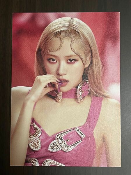 BLACKPINK ros photoCARD