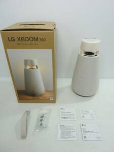 CV5063e 美品 LG ポータブルスピーカー XBOOM 360 X03QBE Bluetooth 2023年製