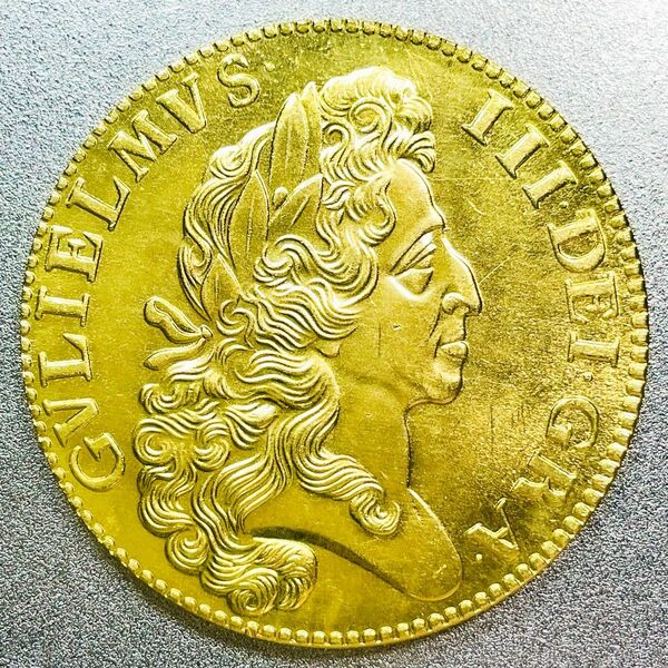 ウィリアム3世 5ギニー金貨 1701年　レプリカコイン