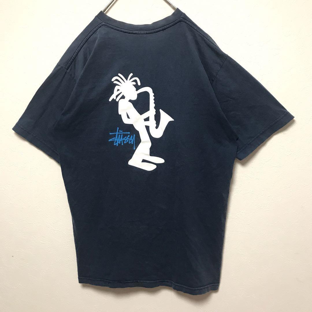 Old Stussy USA製 シャドーマン バックプリント Tシャツ｜PayPayフリマ