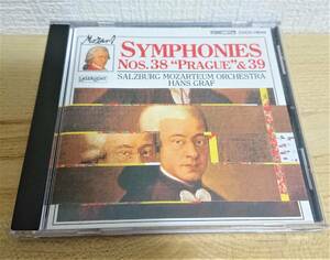 1157 SYMPHONEIES Nos.38 PRAGUE＆39　モーツァルト　交響曲第38番　プラハ　第39番　グラーフ/ザルツブルク・モーツァルテウム管弦楽団