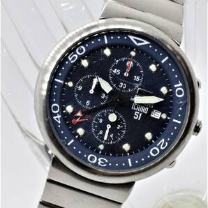 【M L B】SEATTLE MARINERS ICHIRO 51 ALARM CHRONOGRAPH 10BAR 数量限定品 中古品時計 電池交換済み 一部訳あり23.7.16の画像1