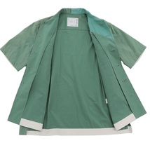未使用 サカイ 21SS オックスフォードシャツ 半袖 メンズ 緑 グリーン 1 コットン Cotton Nylon Oxford Shirt sacai_画像3