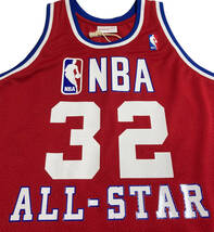 未使用品 定価41800円 48 XL NBA マジック ジョンソン # 32 ユニフォーム 1987-88 オールスターミッチェルアンドネス Mitchell&Ness_画像5