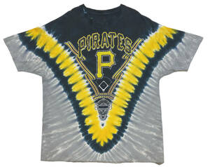 MLB パイレーツ LIQUID BLUE Tシャツ XXL Pirates リキッドブルー ビンテージ