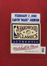 未使用品 定価41800円 48 XL NBA マジック ジョンソン # 32 ユニフォーム 1987-88 オールスターミッチェルアンドネス Mitchell&Ness_画像4