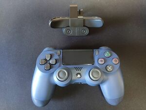 純正PS4コントローラー DUALSHOCK4 ミッドナイト・ブルー CUH-ZCT2J ジャンク品