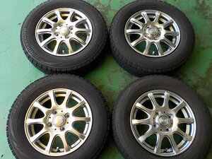 D13025 ＬＡＹＣＥＡ ワゴンＲ スペーシア ムーヴ タント Ｎ－ＢＯＸ 等 ブリザック ＶＲＸ 145/80R13 付き 4.0B +42