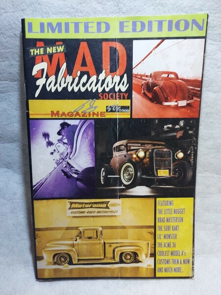 MAD fabricators limited edition magazine マッドファブリケーターズ　ホットロッド　hot rod kustom