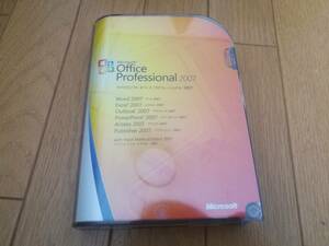 Microsoft Office Professional 2007　(Access/PowerPoint/Excel/Word/Outlook) マイクロソフト オフィス ソフト プロフェッショナル pro