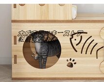 品質保証 ねこハウス 猫小屋 室内用 猫 ネコ キャット おしゃれ ベッド 家 かわいい カントリー ベッド かわいい 木製 猫の家 猫舎 F1129_画像2