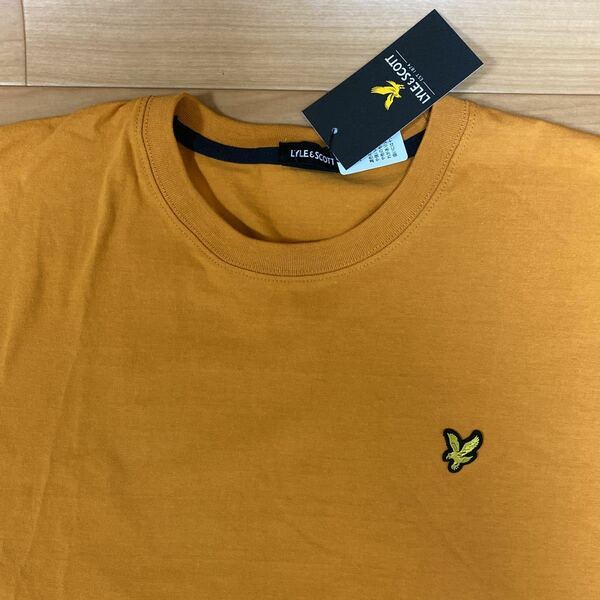 M ライル&スコット LYLE&SCOTT 新品 半袖Tシャツ トップス 明茶 メンズ 紳士　アウトドア　スポーツ ゴルフウェア　旅行 golf レジャー