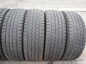 ダンロップ スタッドレス ウインターマックス LT03 225/75R16 118/116 LT 4本ばり物　②　2t 3t キャンター　エルフ