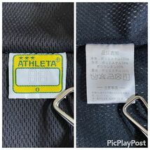 アスレタ ATHLETA ナイロンジャケット ジャージ Oサイズ 総柄 サッカーウェア 裏メッシュ 匿名配送_画像10