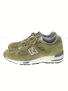 NEW BALANCE◆UKモデル/ローカットスニーカー/28cm/KHK/M991GGW/ピッグスキンスエード・メッシュアッパー