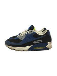 NIKE◆AIRMAX 90_エア マックス 90/27cm/BLU/スウェード