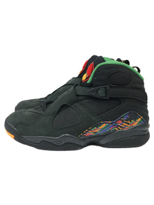 NIKE◆AIR JORDAN 8 RETRO/エアジョーダンレトロ/ブラック/305381-004/27cm/BLK