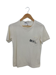 MHL.◆半袖カットソー/S/コットン/ホワイト/無地/596-8166580