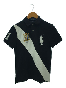 POLO RALPH LAUREN◆刺繍ビックポニーロゴポロシャツ/XS/コットン/WHT