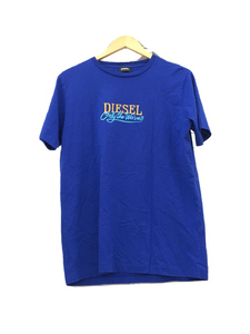 DIESEL◆Tシャツ/S/コットン/BLU/25594/BEACHWEAR