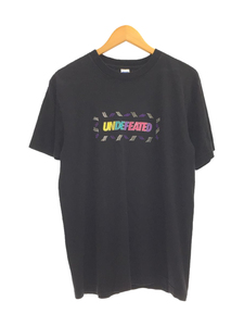 UNDEFEATED◆Tシャツ/S/コットン/BLK/プリント