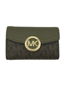 MICHAEL KORS◆MICHAEL KORS マイケルコース/キーケース/PVC/KHK/レディース/35S0GFTP5B