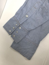 WRANGLER◆長袖シャツ/15.5/コットン/BLU/70130MW_画像5