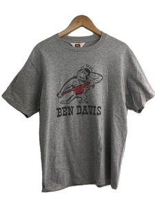 BEN DAVIS◆Tシャツ/-/コットン/GRY/無地