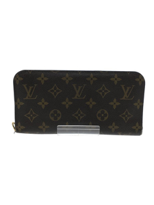 LOUIS VUITTON◆ポルト・フォイユ・アンソリット_モノグラム_BRW/PVC/BRW/レディース