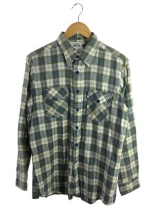 Woolrich◆70`S/長袖シャツ/-/-/マルチカラー/チェック/汚れ有/ボタン欠品有/三角タグ