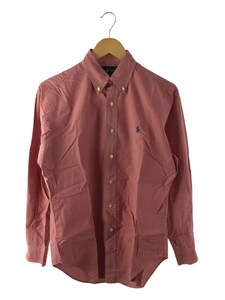 RALPH LAUREN◆長袖シャツ/15/コットン/RED/チェック