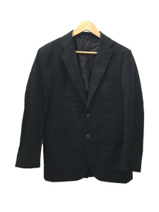 UNITED ARROWS green label relaxing◆チェブパタゴニアウール/テーラードジャケット/46/ウール/BLK/3122-110-08