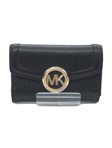 MICHAEL KORS◆キーケース/レザー/BLK/レディース/35F9GFTP5L_画像1