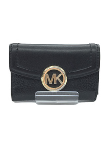 MICHAEL KORS◆キーケース/レザー/BLK/レディース/35F9GFTP5L