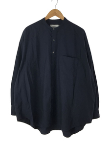 Graphpaper◆FREE/コットン/NVY/GM221-50122B/Oxford Oversized L/S/右袖汚れ有
