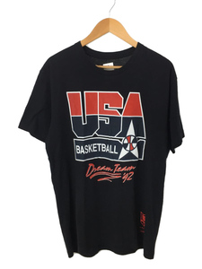 mitchell&ness◆1992 USA DREAM TEAM BASKETBALL TEE/L/コットン/NVY/プリント