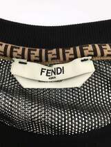 FENDI◆21SS/VERTIGO/ヴァーティゴ/メッシュTシャツ/XS/ポリエステル/総柄/FS7375 AG77_画像3