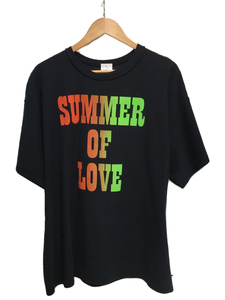 ISNESS MUSIC/Tシャツ/XO/コットン/ブラック/SOL T-SHIRT