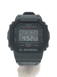 CASIO◆クォーツ腕時計_G-SHOCK/アナログ/ラバー/BLK/GRY/SS