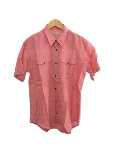 JOHN LAWRENCE SULLIVAN◆半袖シャツ/46/レーヨン/PNK/総柄/3A014-0319-61/COWBOY SHIRT