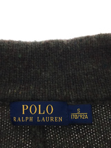 POLO RALPH LAUREN◆カーディガン(厚手)/S/ウール/KHK_画像3