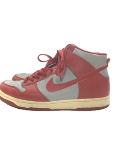 NIKE◆DUNK HIGH LE/ダンクハイ/レッド/630335-061/28cm/RED/ネバタ/剥がれ有