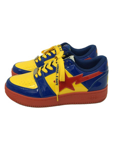 BAPE STA!◆SUPERMAN BAPE STA LOW/ローカットスニーカー/26.5cm/マルチカラー/エナメル/superman