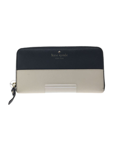 kate spade new york◆長財布/レザー/CRM/無地/レディース/PWRU3898