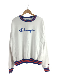 Champion◆スウェット/M/コットン/WHT