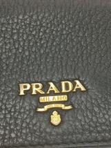 PRADA◆プラダ/1MH132/長財布/レザー/ブラック/無地/レディース_画像3